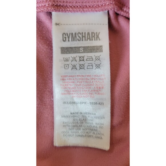 Women's Gymshark Pink Soft Small Seamless Leggings - Picture 3 of 3